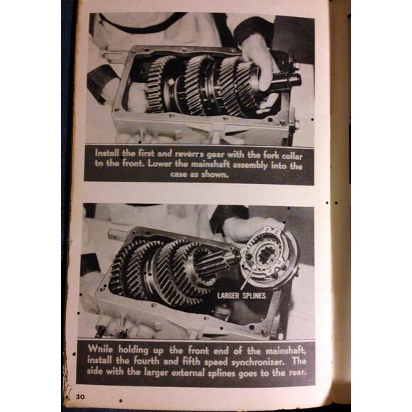 Original Authentic 1956 Chevrolet Spicer 5 Speed Transmission Overhaul Manual - Picture 8 of 11